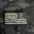 Black Multicam IR Reflector Patrol Canine U.S. Flag