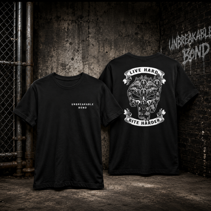 Live Hard Bite Harder Tee